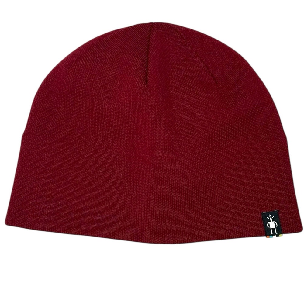 Smartwool The Lid Merino Wool Blend Beanie Hat Red Unisex One Size‎ Winter Snow
